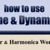 Tone And Dynamics for Guitar and Harmonica graphic